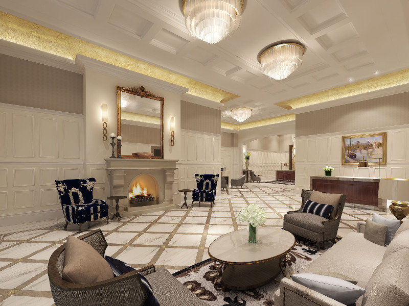 The Tokyo Station Hotel Exteriér fotografie The lobby of the hotel
